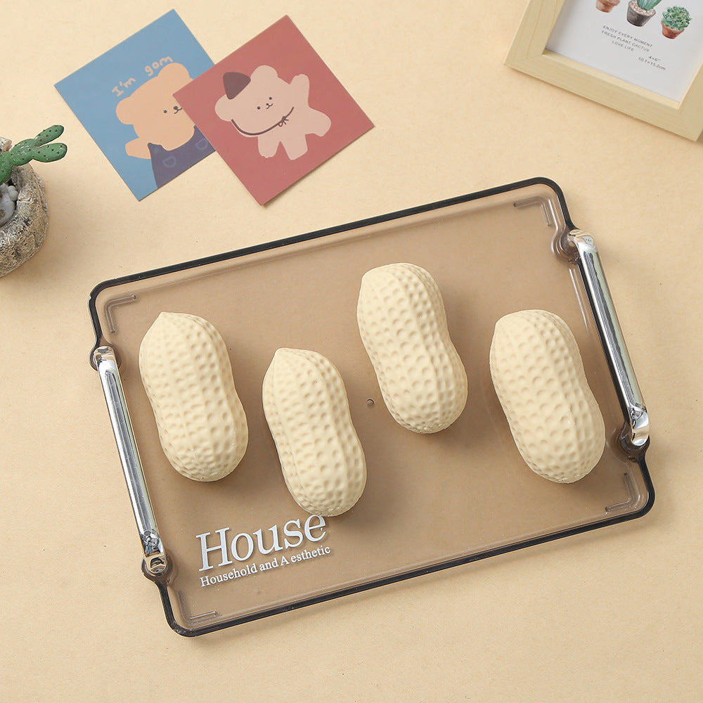 TPR Peanut Squishy Sensory Toy 4
