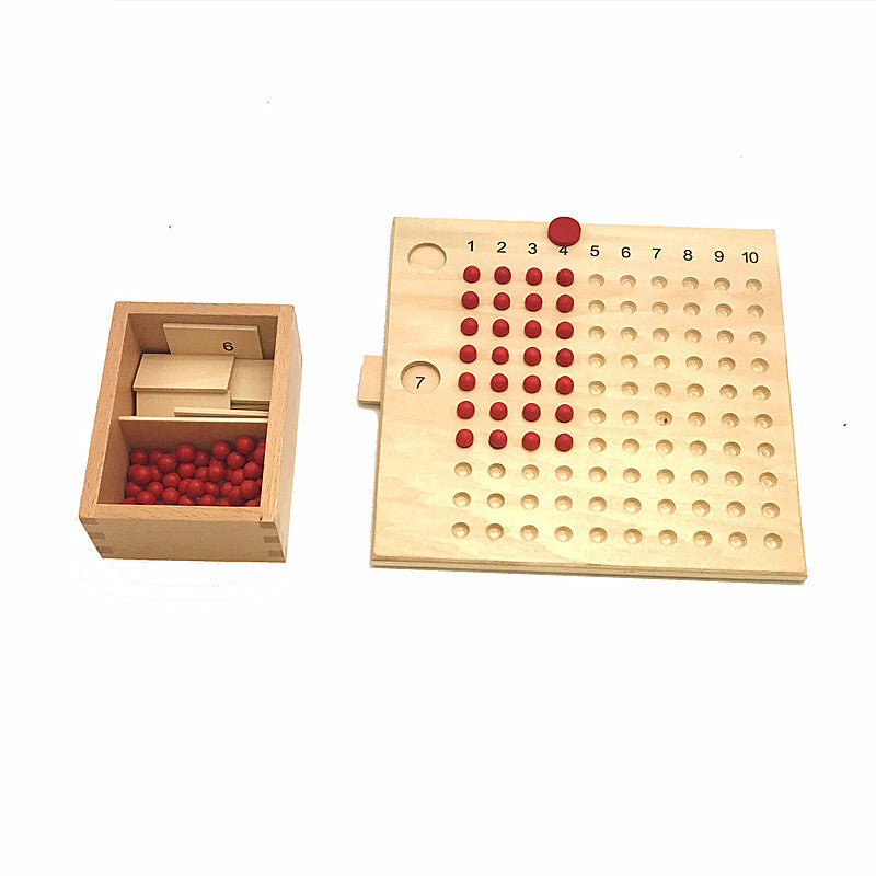 Wooden Montessori Toys Mathematical Arithmetic Board Educational Toy 4