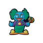 20Pcs Silicone Focal Beads Halloween Green Devil Clown Holding Lollipop
