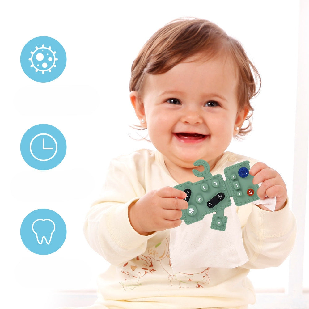 Robot Silicone Teething Toy Baby Teether for Infants 3