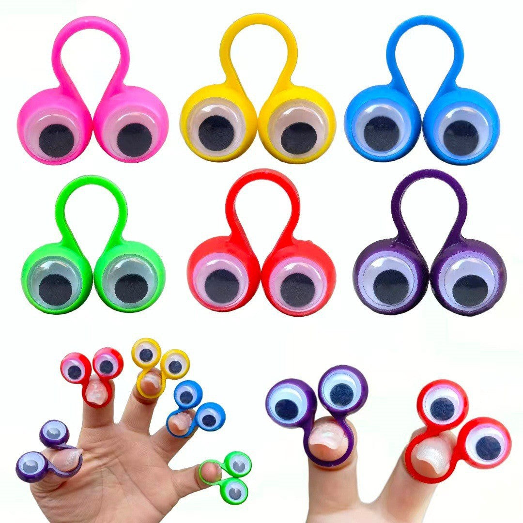 Plastic Googly Eye Finger Toy Fun Party Accessory for Kids 5
