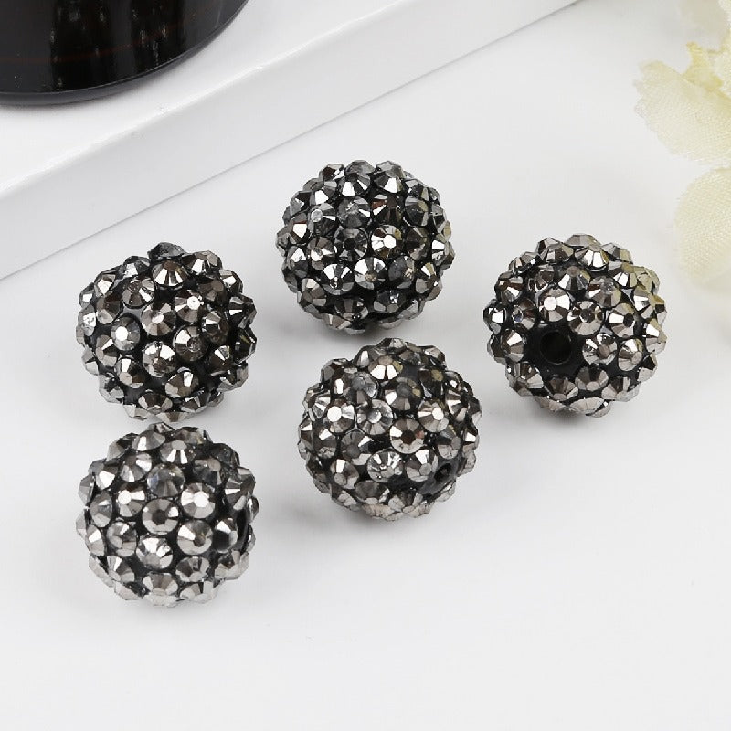 50pcs 12mm Rhinestone Beads DIY Jewelry Making Craft Supplies 19