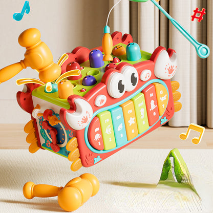 Crab Shape Plastic Kids Musical Instrument Educational Toy 8