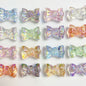 50pcs 14x26mm Transparent Bow Acrylic Beads DIY Bracelet Making 10