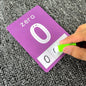 Educational Paper Number Flash Cards Cognitive Learning Toy 3