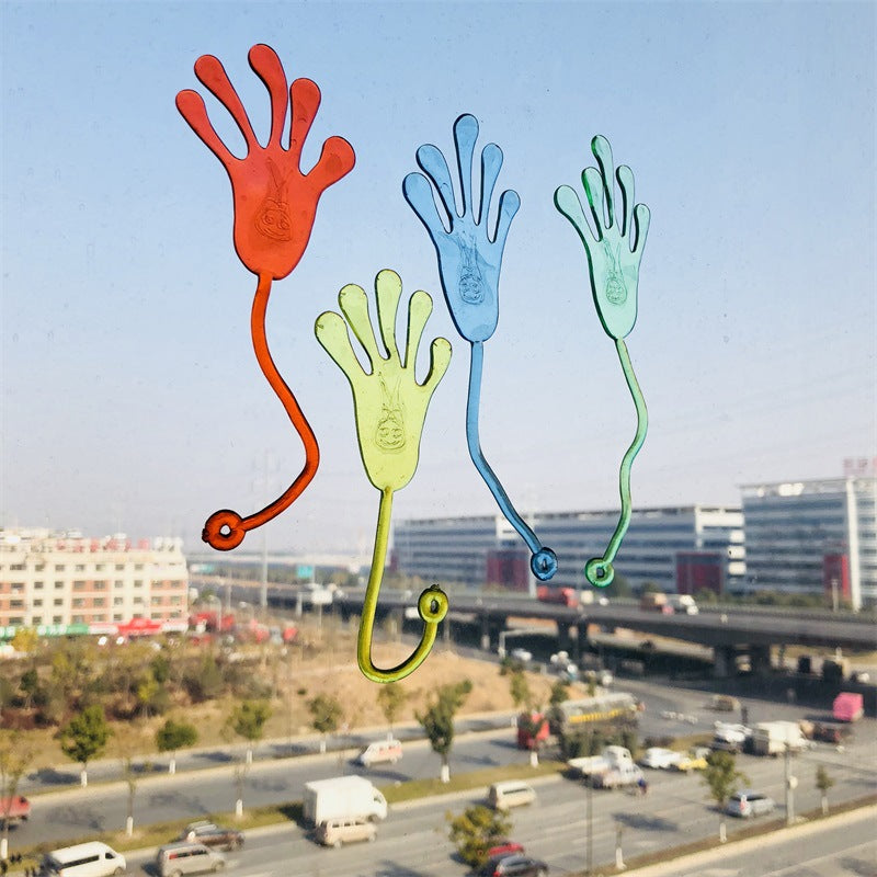 Stretchy Sticky Hand Toy Large Size Stretchable Novelty Toy 100pcs 3