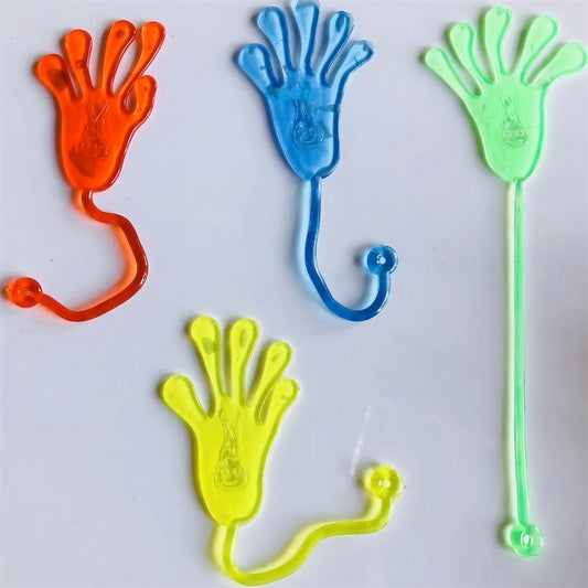 Stretchy Sticky Hand Toy Large Size Stretchable Novelty Toy 100pcs