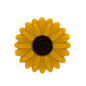 20Pcs Silicone Focal Beads Daisy Sunflower Front Facing Design 20