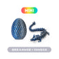 3D Printed Chinese Loong Dragon Egg Decoration Gift 22cm