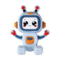 20Pcs Silicone 3D Focal Beads Love Robot Holding Heart and Front Facing 16