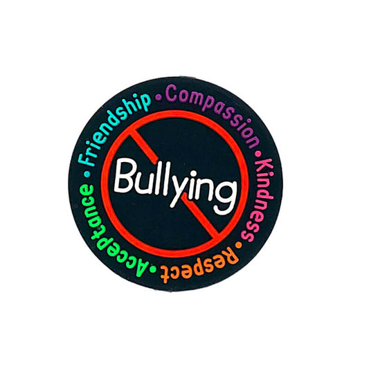 Silicone Focal Beads Anti Bullying Round No Symbol Design