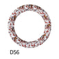 65mm Printed Silicone Beads Rings 14