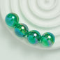 50pcs 16mm UV Finish Round Acrylic Beads Transparent DIY Bracelet Making 13