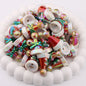 UV Plating Christmas Hat Acrylic Beads Electroplated Holiday Craft 5