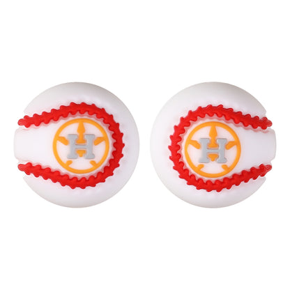 20mm 3D Silicone Focal Beads Baseball Team Front Facing 13