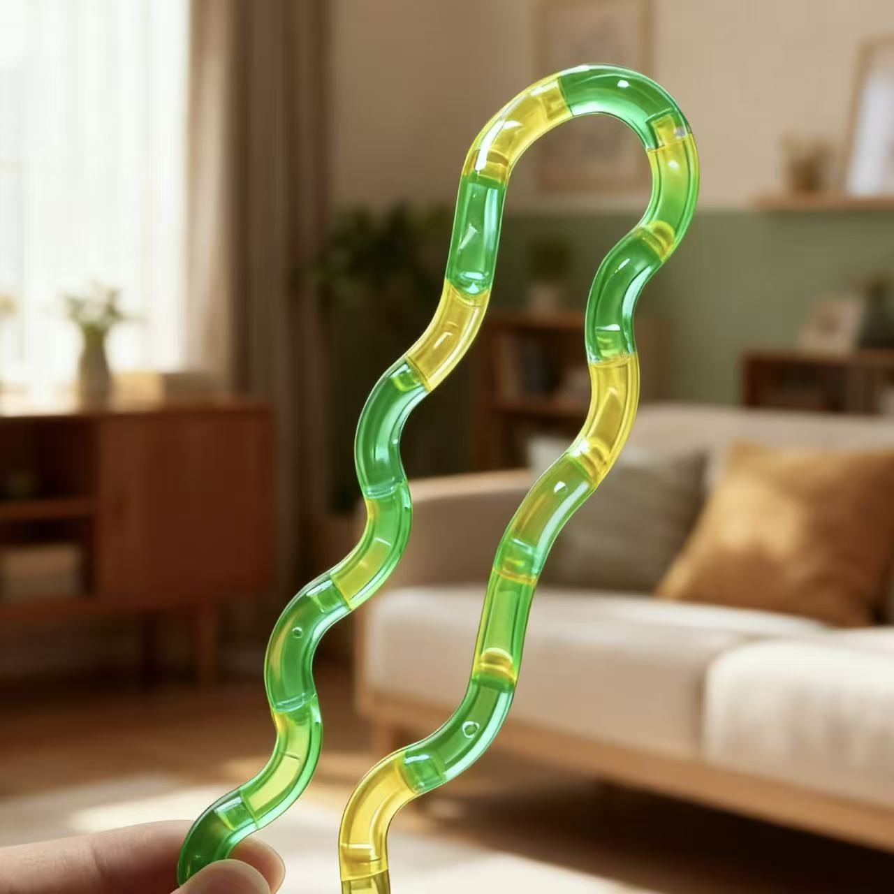 Plastic Twist Sensory Fidget Toy Crystal Series 13