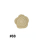 50pcs Silicone Focal Beads Rose Flower Double-Sided Design 33