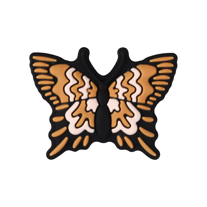 Silicone Focal Beads Butterfly Eight Styles Variety Design 19