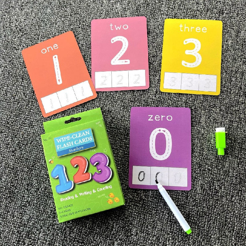 Educational Paper Flash Cards Early Learning Cognitive Toy 7