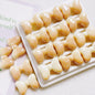 10pcs 25mm UV Finish Gradient Bow Acrylic Beads 5
