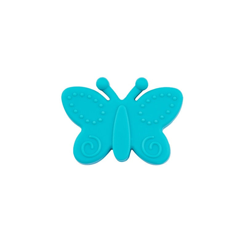 20pcs Silicone Focal Beads Butterfly Side Profile 11