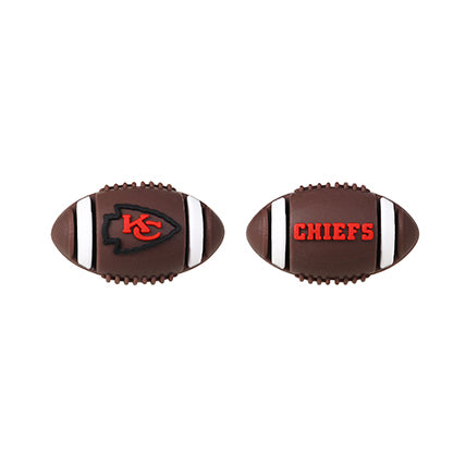 Silicone 3D Focal Beads American Football Team Logo Football Shape 7