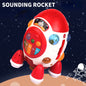 Plastic Kids Aviation Rocket Music Drum Educational Toy 5