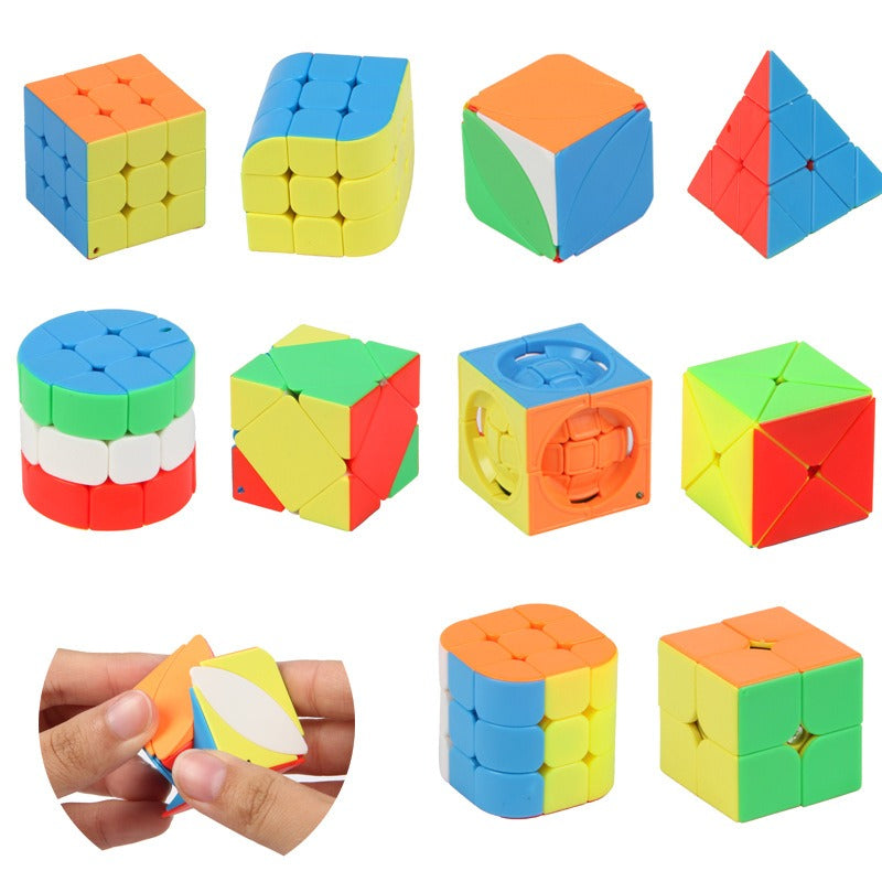 Plastic Fidget Cube Intelligence Development Puzzle Toy
