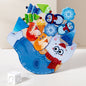 Wooden Animal Balanced Stacked Building Blocks Educational Toy 7