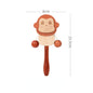 Wooden Rattle Drum Handbell Kids Musical Instrument Toy 10