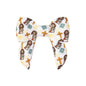 10Pcs Silicone 3D Focal Beads Colorful Bow Printed Shape 30