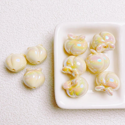 10pcs 16mm Peach Acrylic Beads Jewelry Making Craft Supplies 7