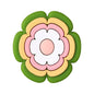 Silicone Focal Beads Bohemian Seven Flowers Layered Petal Detail 13