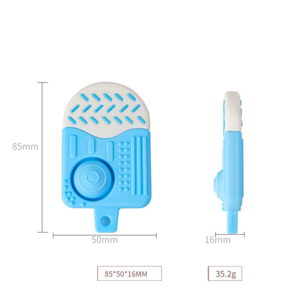 Macaroon Ice Cream Silicone Teething Toy for Baby 2