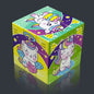 Neutral Ice and Snow Themed Rubik's Cube Fidget Toy 57mm 10