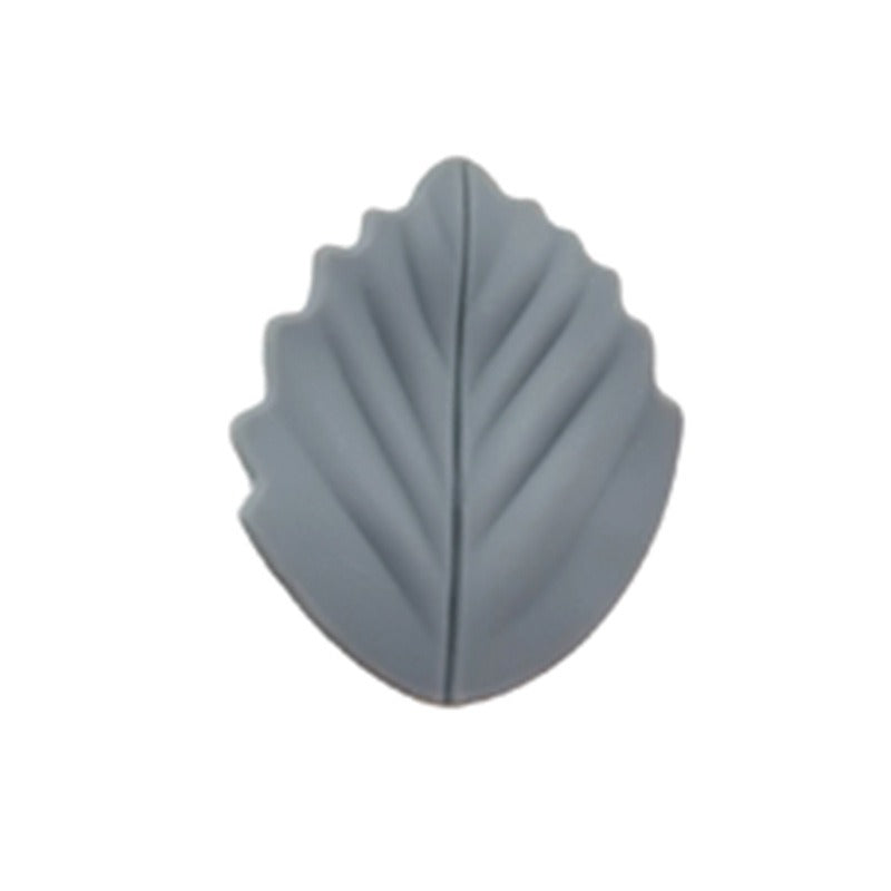 20pcs Silicone Focal Beads Colorful Leaves Leaf Shape 17