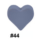 50pcs 14mm Heart Silicone Beads Colorful Diy Teether Accessories 22