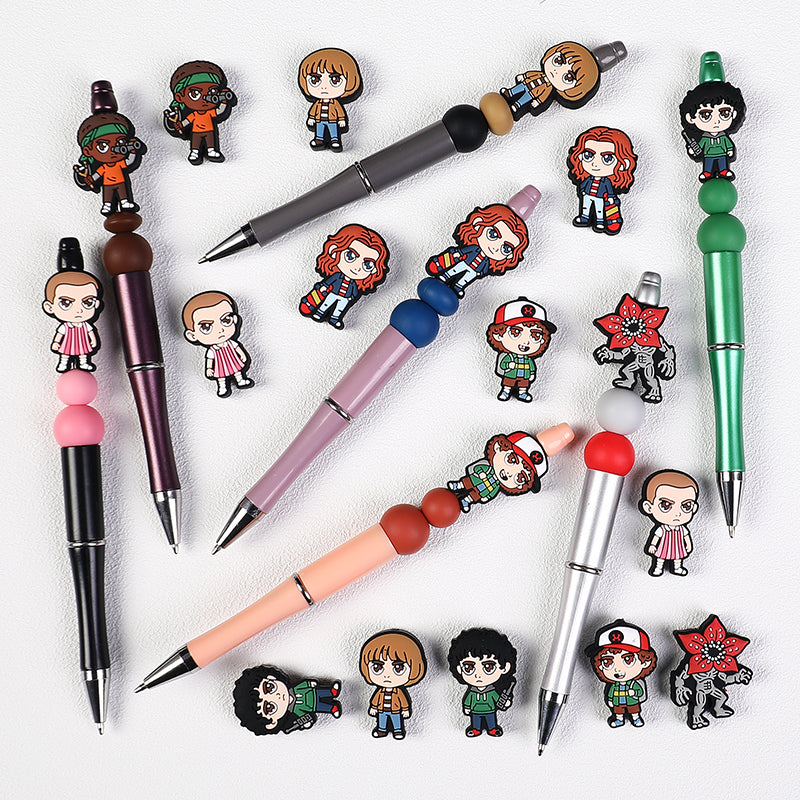 20Pcs Silicone Focal Beads Strange Stories Grouped Set 8