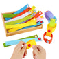 Felt Montessori Toys Button Bracelet Fine Motor Skills 21x3cm