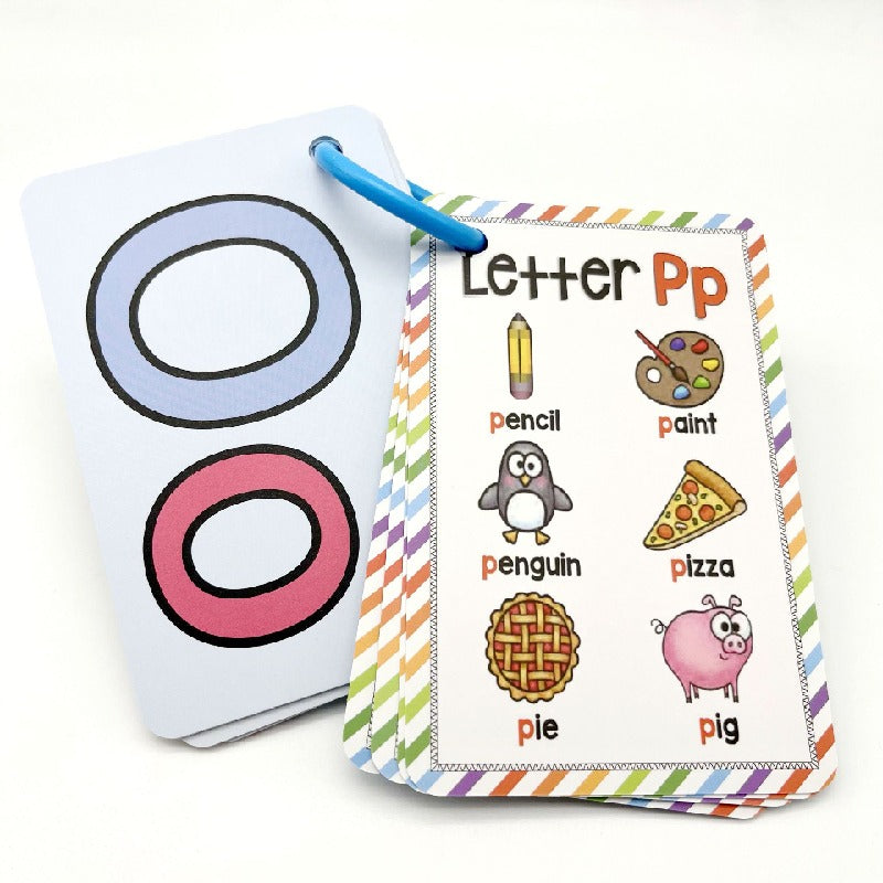 Educational Alphabet Flash Cards Early Learning Paper Toy 4