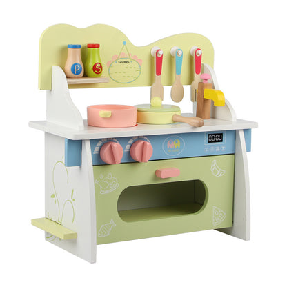 Wooden Montessori Toys Simulation Kitchenware Set for Kids 3