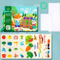 Educational Montessori Toys Quiet Sticker Activity Book for Kids 6