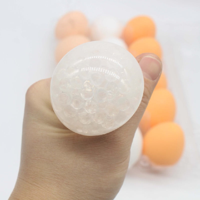 TPR Simulated Egg Decompression Squishy Sensory Toy 4