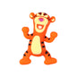 20Pcs Silicone 3D Focal Beads Round Ear Mouse Character with Bow and Orange Tiger Pose 10