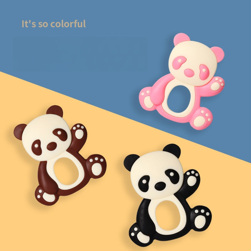 Panda Silicone Teething Toy Baby Teether 5 Pieces Set 4
