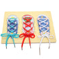 Wooden Montessori Toys Shoelace Tying Board Educational Toy