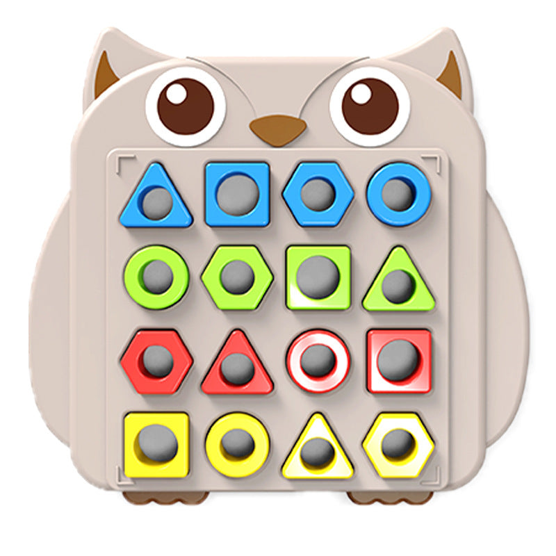 Geometric Matching Montessori Toys Plastic Sorting Toy 23x23.5x1.5cm