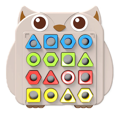 Geometric Matching Montessori Toys Plastic Sorting Toy 23x23.5x1.5cm