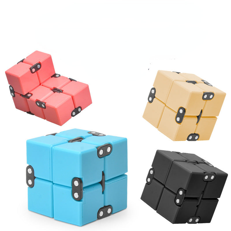 Plastic Infinity Cube Fidget Toy for Kids and Adults 8x4x2cm 2