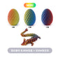 3D Printed Chinese Loong Dragon Egg Decoration Gift 22cm